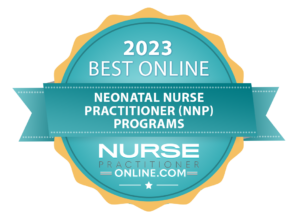 2023 Best Online Neonatal Nurse Practitioner Programs   Nursing Practitioner Neonatal Programs Badge2023 300x219 